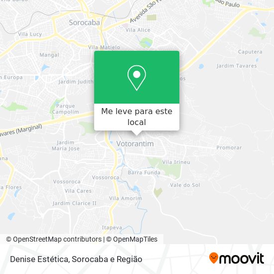 Denise Estética mapa