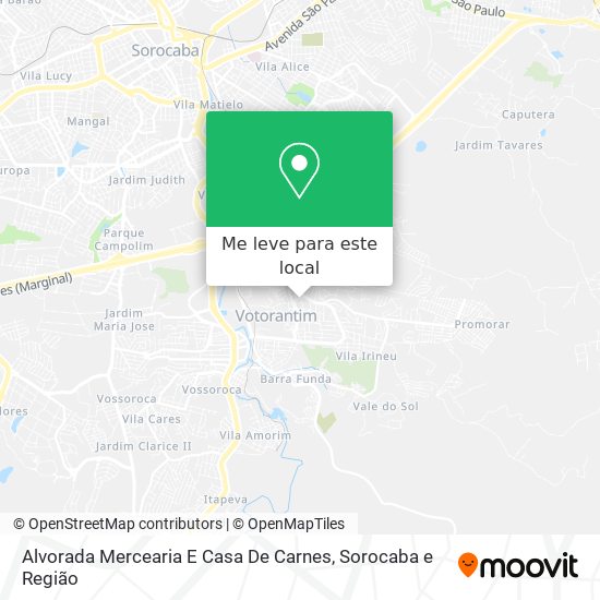 Alvorada Mercearia E Casa De Carnes mapa