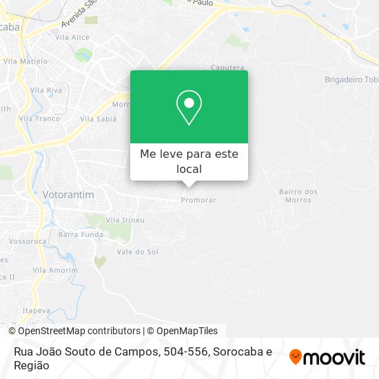 Rua João Souto de Campos, 504-556 mapa