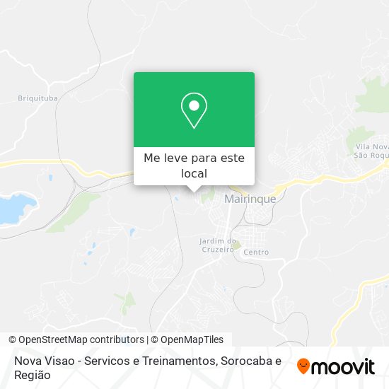 Nova Visao - Servicos e Treinamentos mapa