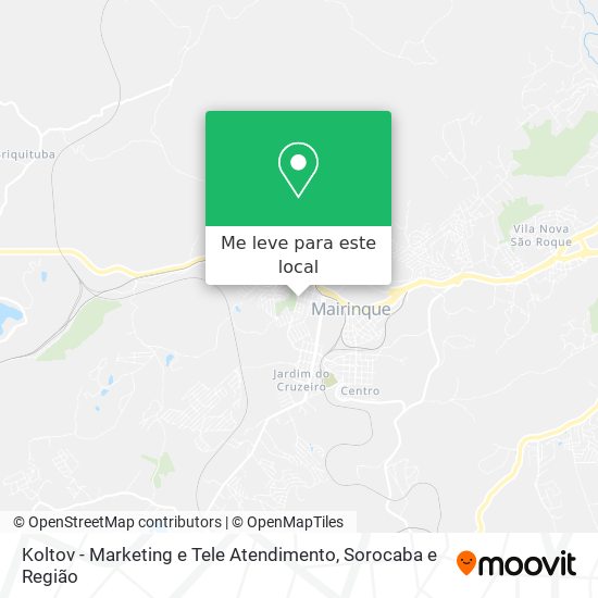 Koltov - Marketing e Tele Atendimento mapa