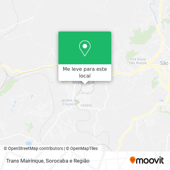 Trans Mairinque mapa