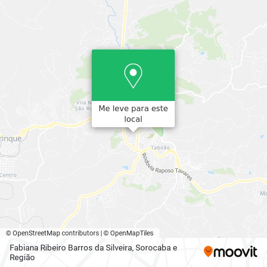 Fabiana Ribeiro Barros da Silveira mapa