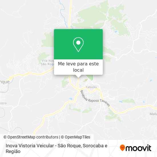 Inova Vistoria Veicular - São Roque mapa