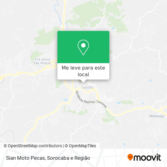 Sian Moto Pecas mapa