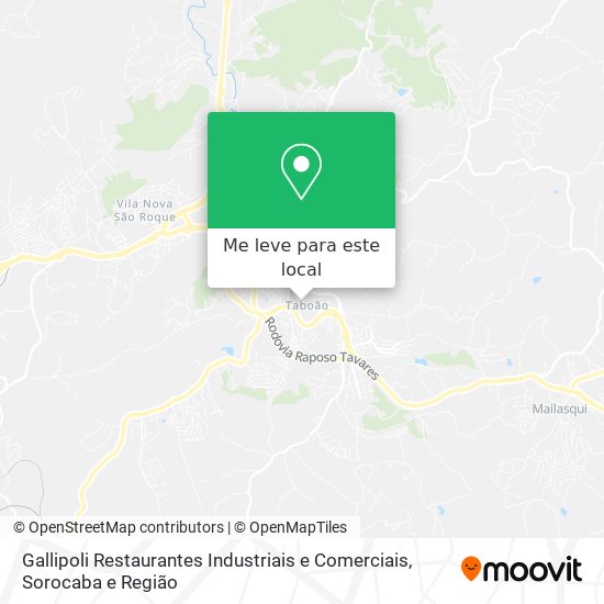 Gallipoli Restaurantes Industriais e Comerciais mapa