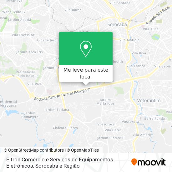 Eltron Comércio e Serviços de Equipamentos Eletrônicos mapa