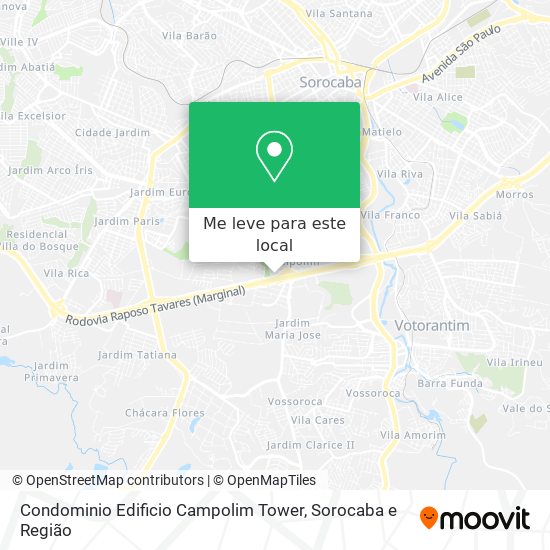 Condominio Edificio Campolim Tower mapa
