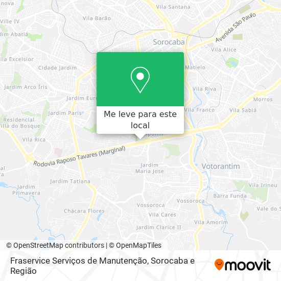 Fraservice Serviços de Manutenção mapa