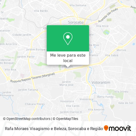 Rafa Moraes Visagismo e Beleza mapa