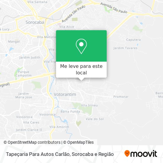 Tapeçaria Para Autos Carlão mapa