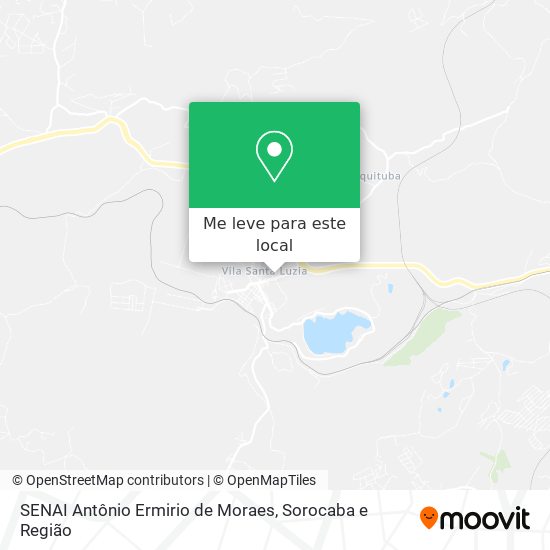 SENAI Antônio Ermirio de Moraes mapa