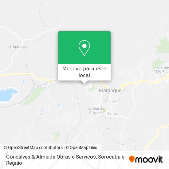 Goncalves & Almeida Obras e Servicos mapa