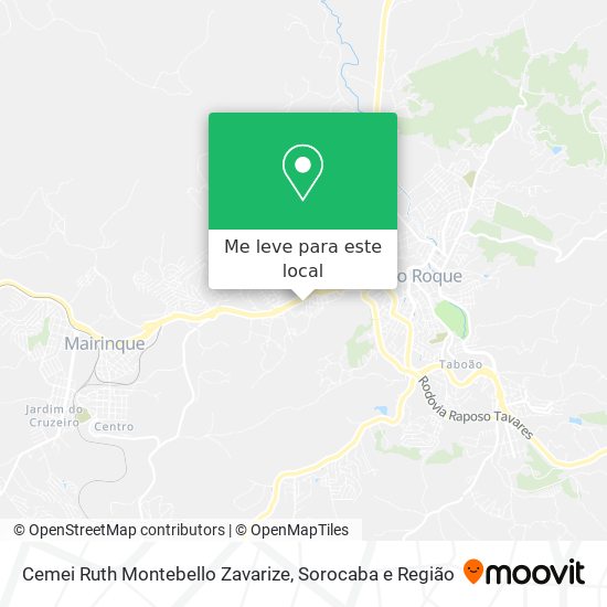 Cemei Ruth Montebello Zavarize mapa