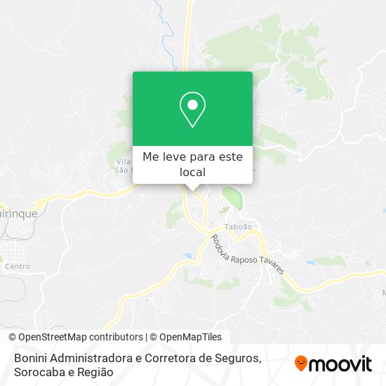 Bonini Administradora e Corretora de Seguros mapa