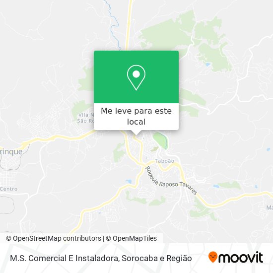 M.S. Comercial E Instaladora mapa