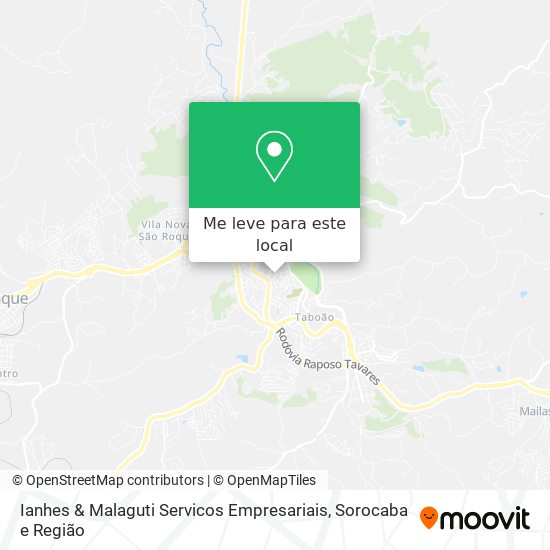 Ianhes & Malaguti Servicos Empresariais mapa