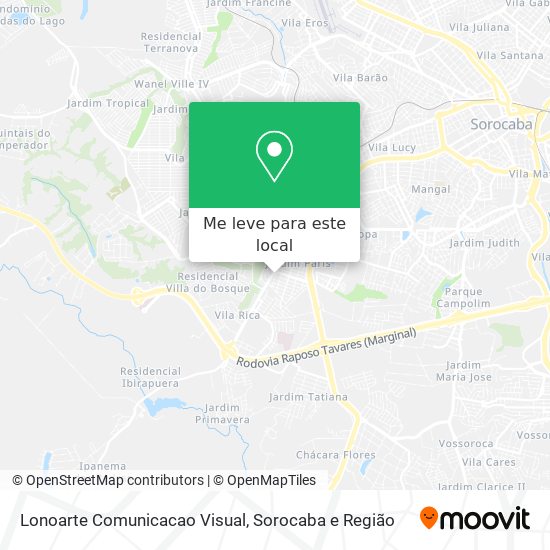 Lonoarte Comunicacao Visual mapa