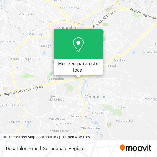 Decathlon Brasil mapa