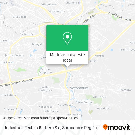 Industrias Texteis Barbero S a mapa