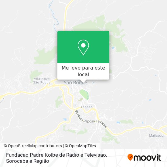 Fundacao Padre Kolbe de Radio e Televisao mapa