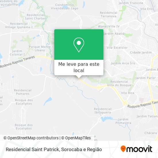 Residencial Saint Patrick mapa