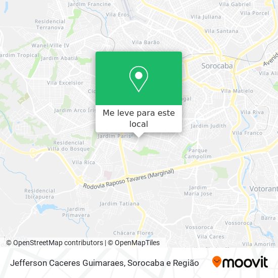 Jefferson Caceres Guimaraes mapa