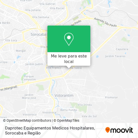 Daprotec Equipamentos Medicos Hospitalares mapa