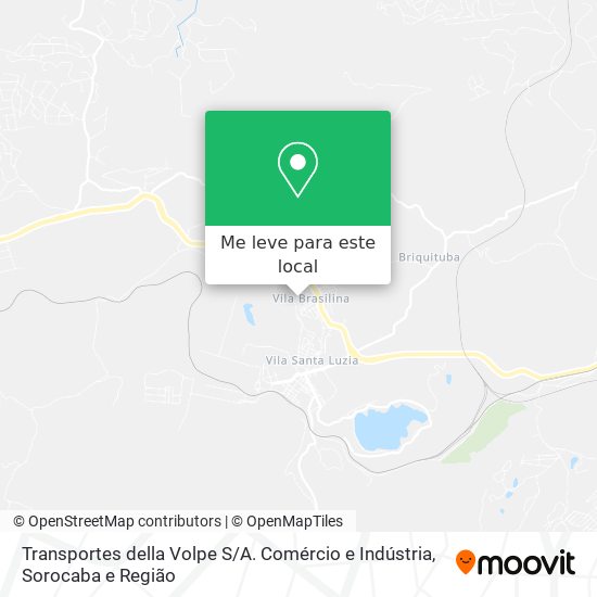 Transportes della Volpe S / A. Comércio e Indústria mapa