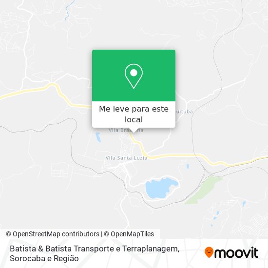 Batista & Batista Transporte e Terraplanagem mapa