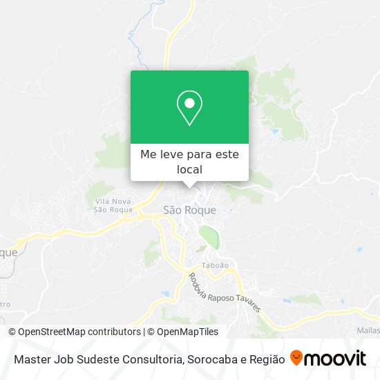 Master Job Sudeste Consultoria mapa