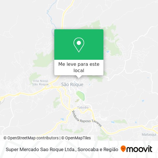 Super Mercado Sao Roque Ltda. mapa