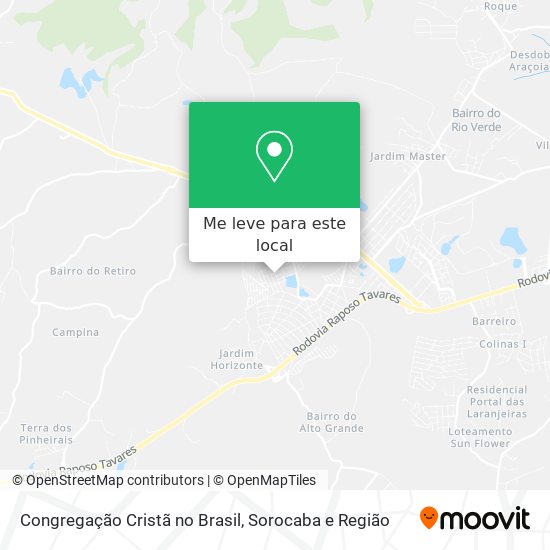 Congregação Cristã no Brasil mapa