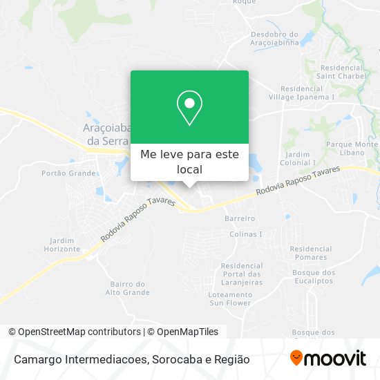 Camargo Intermediacoes mapa