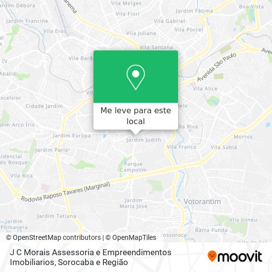 J C Morais Assessoria e Empreendimentos Imobiliarios mapa