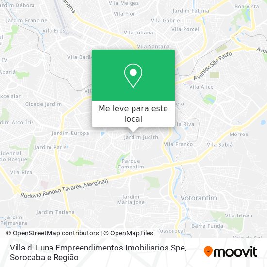 Villa di Luna Empreendimentos Imobiliarios Spe mapa