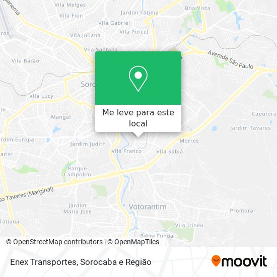 Enex Transportes mapa