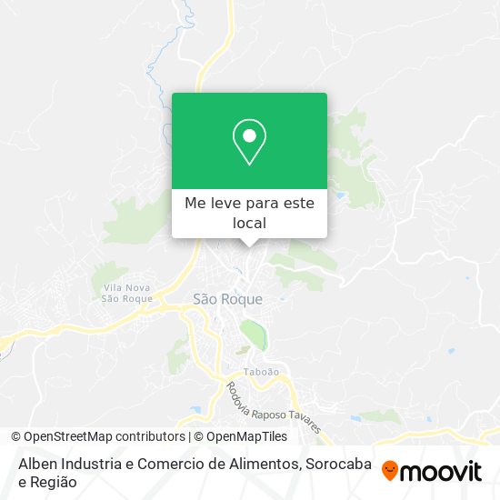 Alben Industria e Comercio de Alimentos mapa