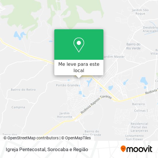 Igreja Pentecostal mapa