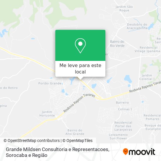 Grande Mildsen Consultoria e Representacoes mapa