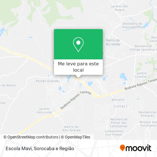 Escola Mavi mapa