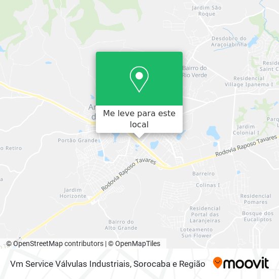 Vm Service Válvulas Industriais mapa