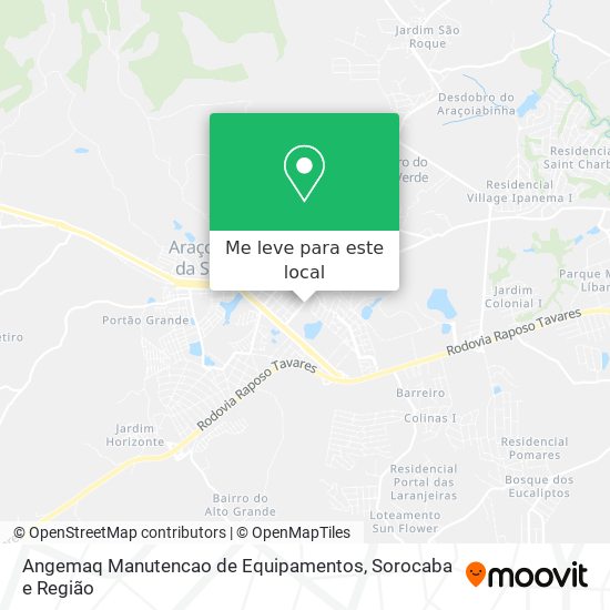 Angemaq Manutencao de Equipamentos mapa