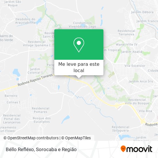 Béllo Refléxo mapa