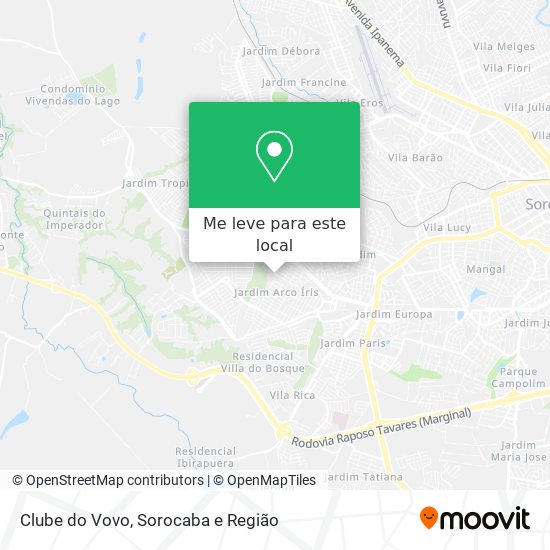 Clube do Vovo mapa