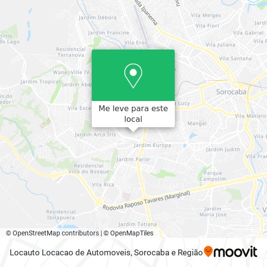 Locauto Locacao de Automoveis mapa