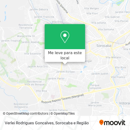 Verlei Rodrigues Goncalves mapa