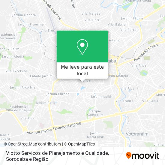 Viotto Servicos de Planejamento e Qualidade mapa