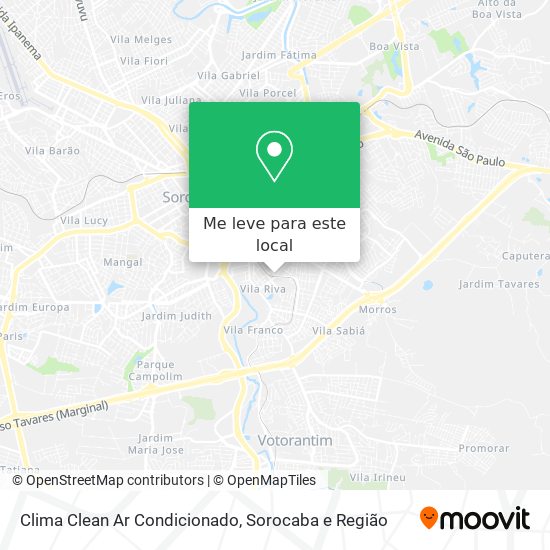 Clima Clean Ar Condicionado mapa