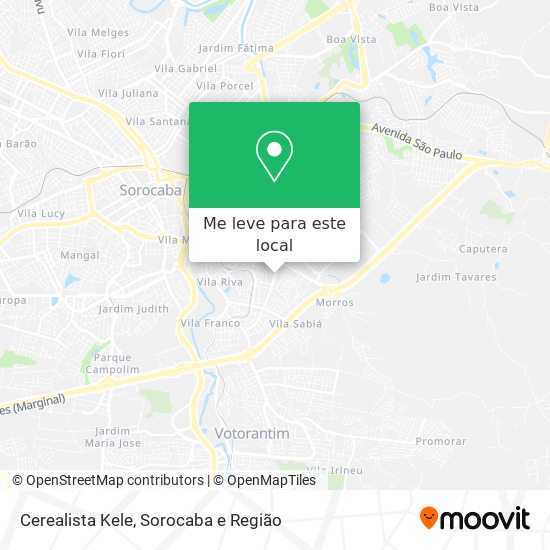 Cerealista Kele mapa